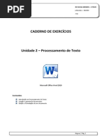 Exercícios Unidade2 9.ºAno