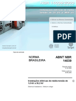 Instalações Elétricas - NBR 14039(2005) - Instalações Elétricas De Média Tensão De 1,0 kV A 36,2 kV - Comentada.pdf