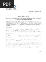 Edital Probec Provec 2016 2017