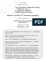 In Re Application of National Broadcasting Company, Inc., Applicants - United States of America v. Michael O. Myers, 635 F.2d 945, 2d Cir. (1980)