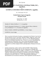 Flower City Painting Contractors, Inc. v. Gumina Construction Company, 591 F.2d 162, 2d Cir. (1979)