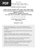 United States v. Eddie Antar, Mitchell Antar, Allen Antar, Eddie Gindi, Newark Morning Ledger Co., Publisher of the Star-Ledger, in 93-5732, Associated Press, in 93-5733, New Jersey Press Association, in 94-5006, 38 F.3d 1348, 3rd Cir. (1994)