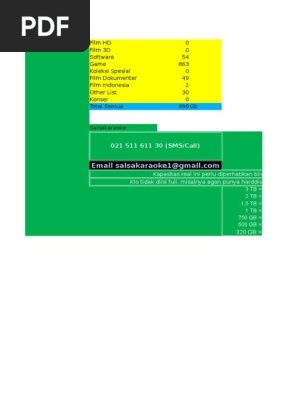 List Koleksi Salsakaraoke Juni 2015 Pdf