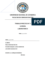 Verificación experimental de la Ley de Ohm