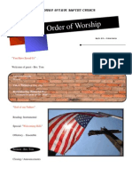 Order of Worship 05 30 2010 v1