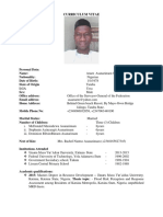 CURRICULUM VITAE For Araen Asanarimam Shinge