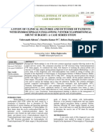 A Study of Clinical Features and Outcome of Patients With Hydrocephalus Following Ventriculoperitoneal Shunt Surgery A Case Series Study