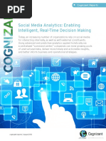 Social Media Analytics Enabling Intelligent Real Time Decision Making