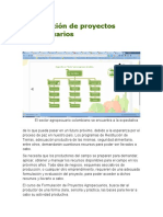 Formulación de Proyectos Agropecuarios