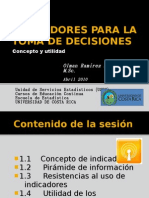 I- Indicadores Concepto y Utilidad