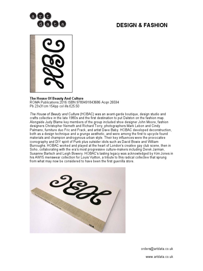 HOBAC: Avant-Garde Fashion Legacy | PDF
