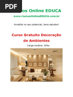 Curso Decoracao de Ambientes