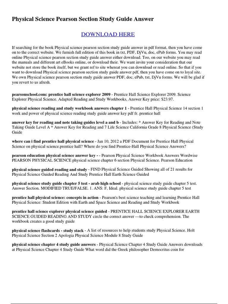 Study Guide Biology Satp