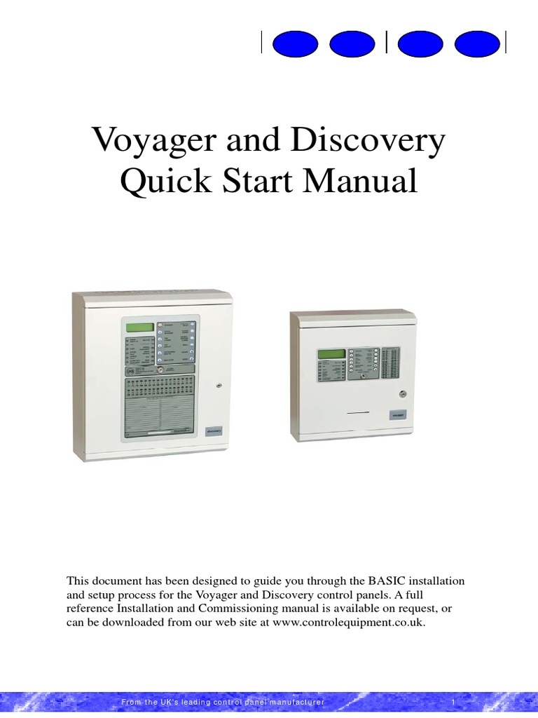 Voyager and Discovery Quick Start Guide | PDF | Cable | Electrical Wiring