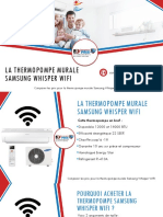 Thermopompe Murale Whisper WIFI Par Samsung - Comparer 3 Prix