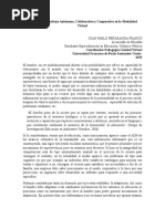 Entre la actividad autónoma, cooperativa y colaborativa