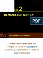 Chapter 2 - Demand and Supply