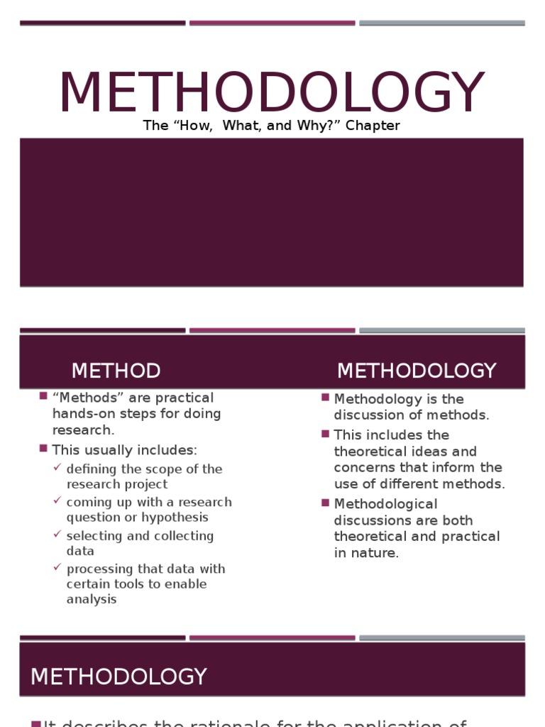 Thesis Report - Methodology | PDF | Methodology | Science