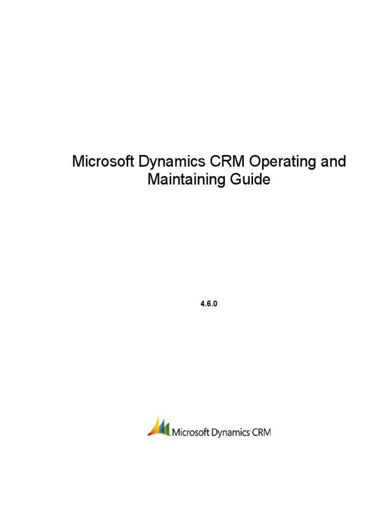 Microsoft Dynamics CRM IG Operating | PDF | Windows Registry ...