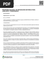 Reparación histórica previsional Argentina