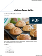 Green Banana Muffins