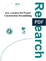 Best Practices for Project Construction Streamlining