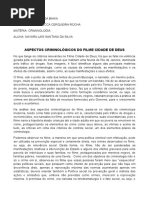 ASPECTOS CRIMINOLÓGICOS