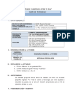 Plan de Actividad de Pollada Deportiva