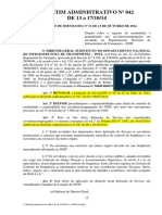 Instrucao de Servico Dg n 11, De 13 de Outubro de 2014