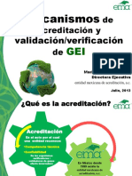 3 Mecanismos de Acreditacion y Verificacion ValidacionGEI 2013