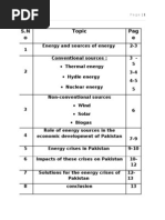 Download Pakistan Main energy resource and energy crises and solution by Tayyaub khalid SN32068635 doc pdf