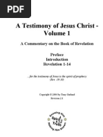 Download A Testimony of Jesus Christ - Volume 1 by Tony Garland SN320687 doc pdf