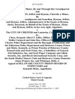 Hynson, Jalee, a Minor, by and Through Her Grandparent and Guardian, Hynson, Jeffrie and Hynson, Charzell, a Minor, by and Through His Grandparent and Guardian, Hynson, Jeffrie, and Hynson, Jeffrie, Administratrix of the Estate of Hynson, Alesia, Deceased, on Behalf of the Estate of Hynson, Alesia and Hynson, Jeffrie, in Her Own Right v. The City of Chester and Lastowka, Captain A. Joseph, Jr., Chess, Sergeant Albert F. Edler, Officer Daniel, Willis, Mallie Corporal and John Doe, Officers/members of the Chester Police Department and the Borough of Eddystone and the Eddystone Police Department and Delaware County Prison and Matty, Kenneth, as Prison Warden of Delaware County Pennsylvania and Scott Foam, Inc., a Subsidiary of General Felt Industries, Inc. And Scott Paper Company and Allied Security, Inc. And Brock International Security Corp. And the South Media Citizen's Club and Delaware County Domestic Abuse Project, Inc. And Wideman, Dolly, L. Appeal of Delaware County Prison Board o