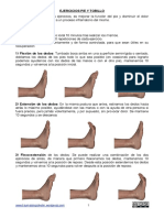 Ejercicios Pie y Tobillo PDF