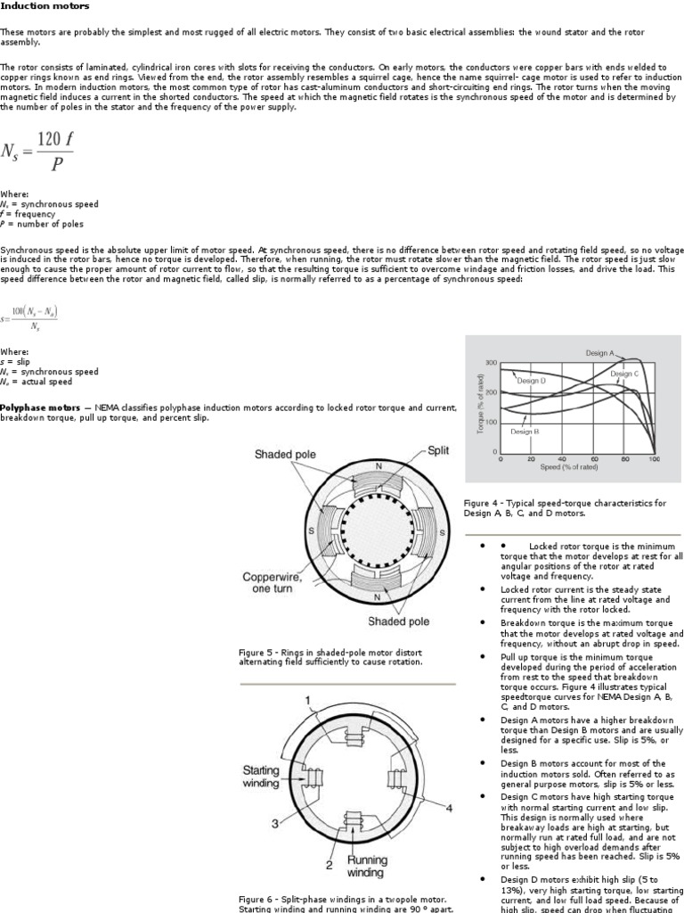 Induction Motors | PDF | Electric Motor | Machines