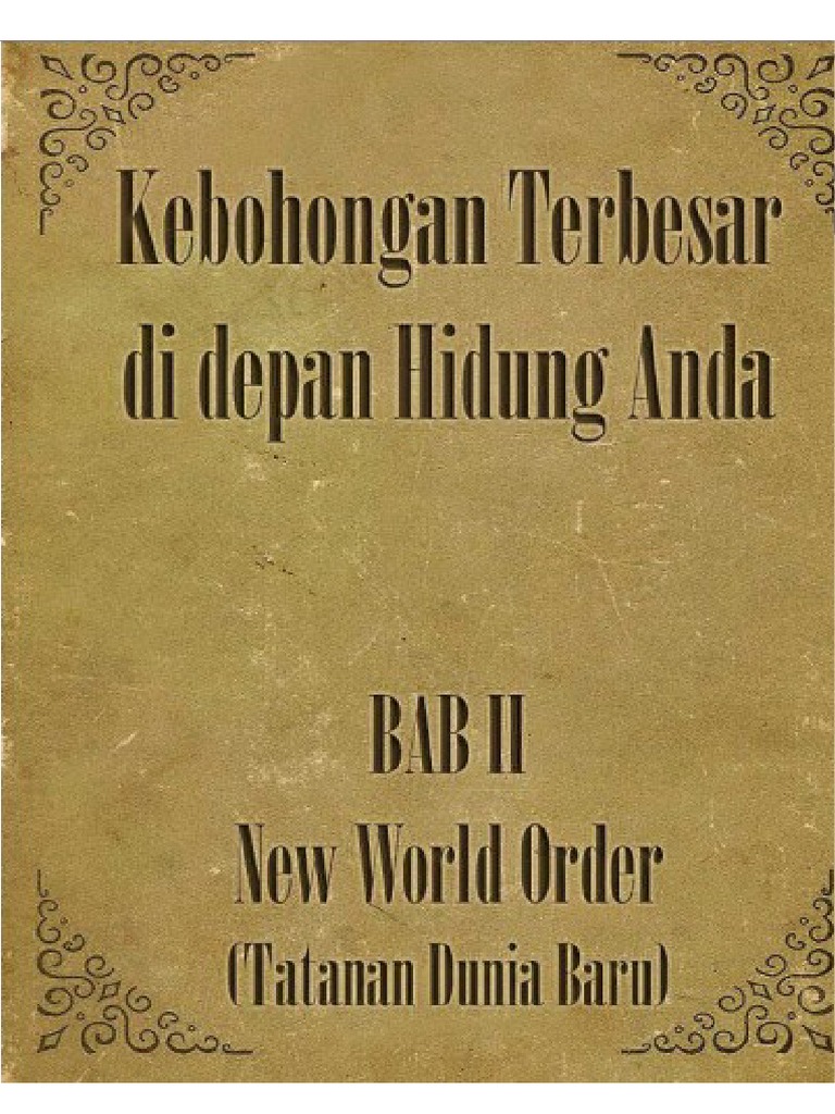 New World Order | PDF