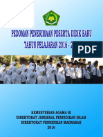 Pedoman PPDB Madrasah TP. 2016-2017