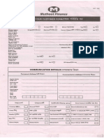 Muthoot Finance KYC Form