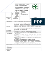 SOP Umpan Balik Pelaporan Dari Pelaksana Kepada Penanggungjawab Program Dan Pimpinan Puskesmas Untuk Perbaikan Kinerja