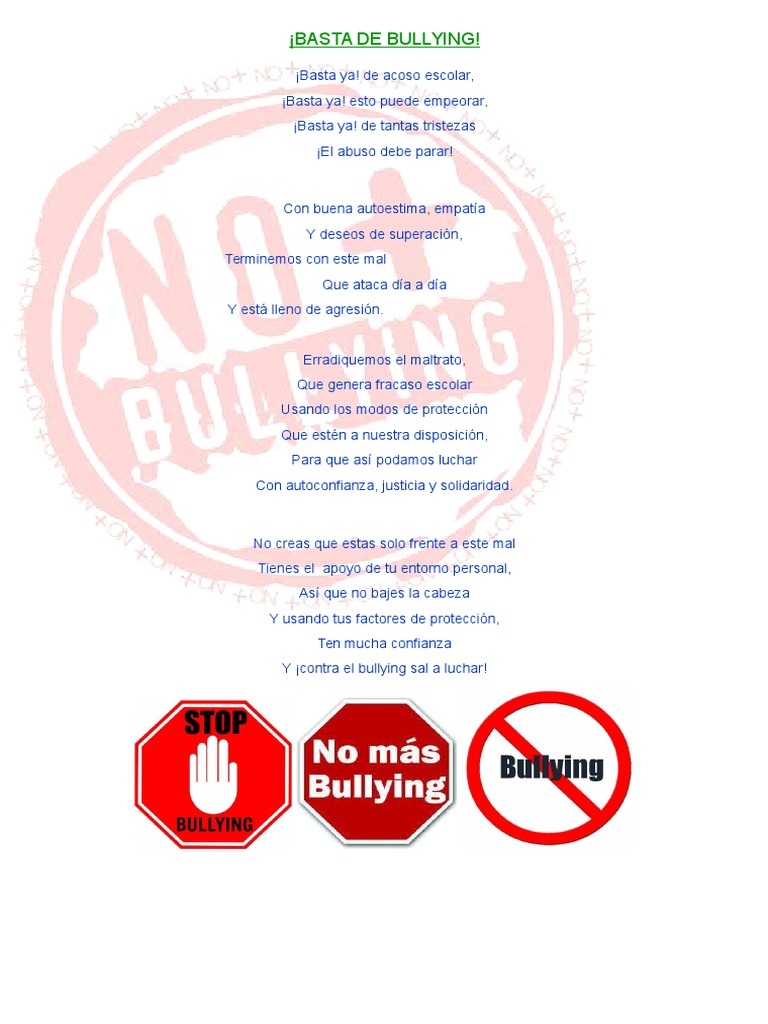 Poema Bullying