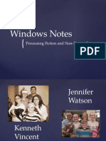 Windows Notes Presentation