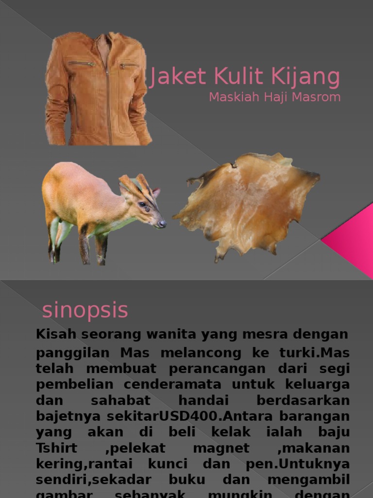 Jaket Kulit Kijang Pdf