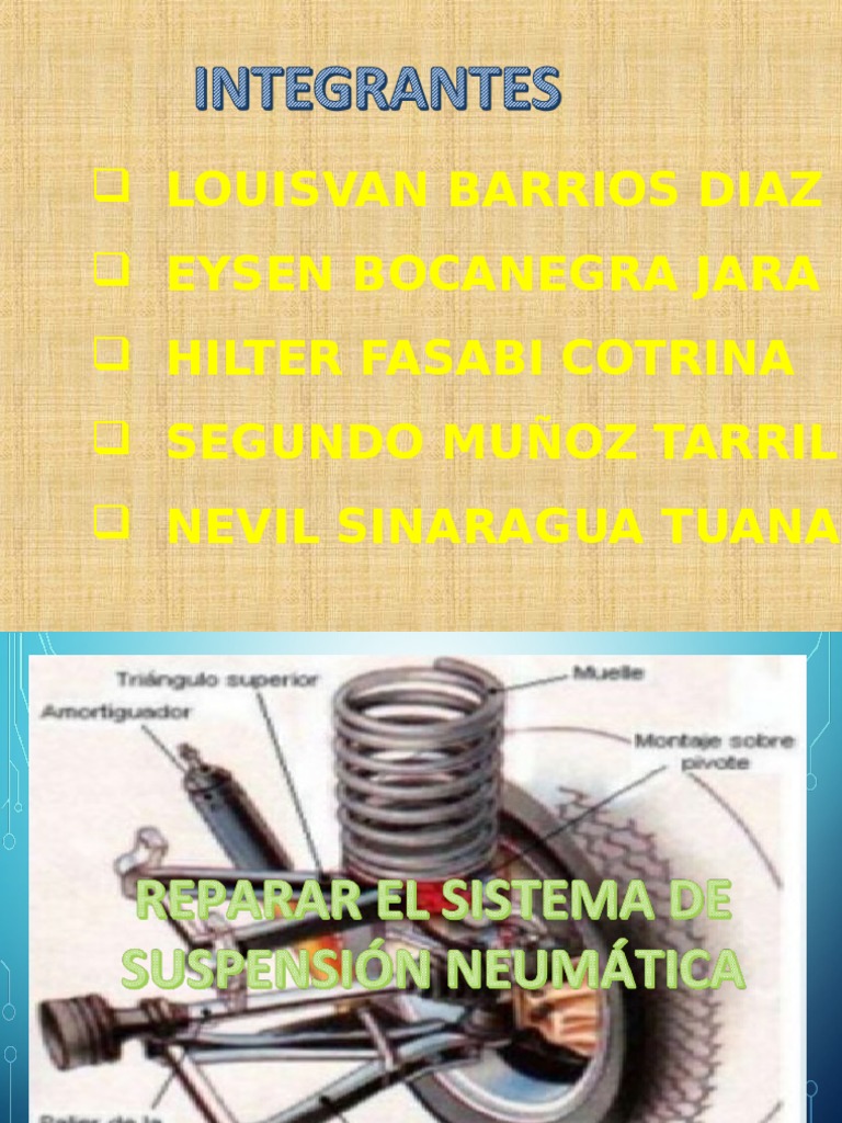 Suspension Neumatica Ppt Suspensión (Vehículo) Eje