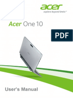 Acer One 10 Manual