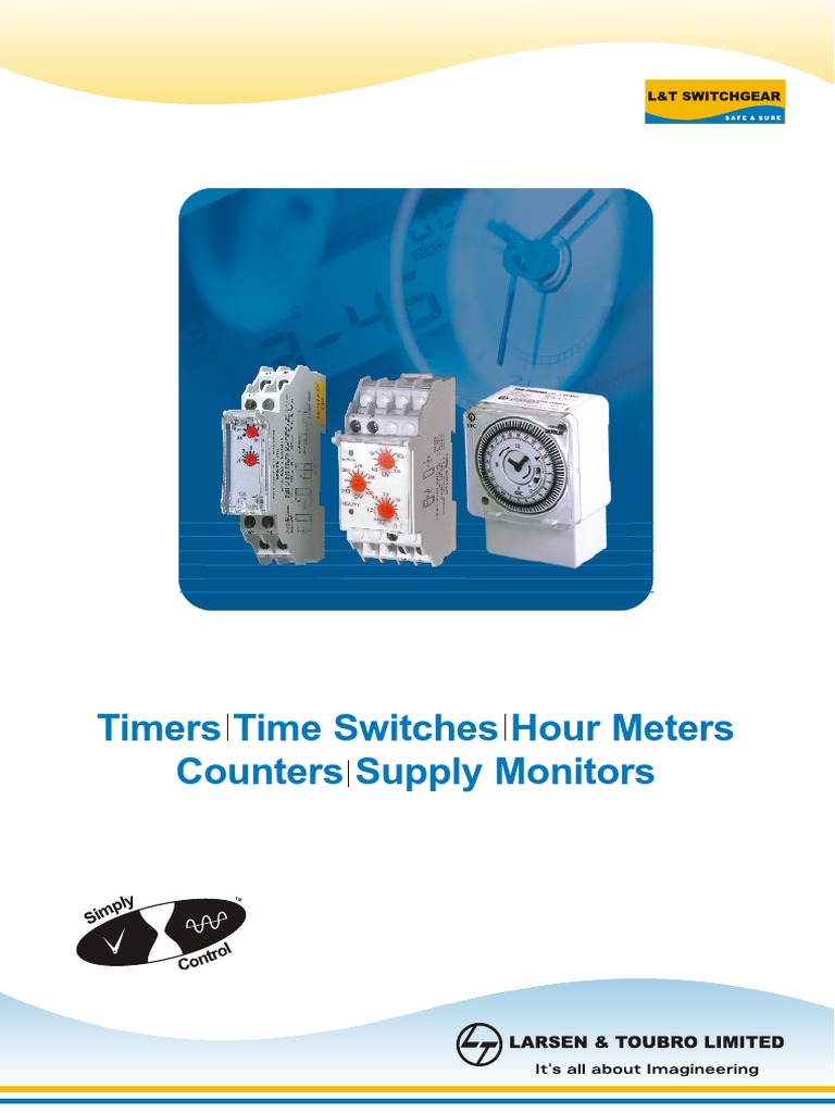 Timers Time Switches Hour Meters Supply Monitors PDF | PDF