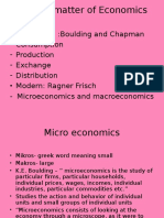 Micro and Macroeconomics