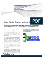 Arista-7500E DWDM Use Cases White Paper