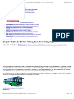 Bangalore Airport Bus Service - Timings, Fare, Route For Vayu Vajra 2016 - eWebBuddy - Tech Talk For Non-Techies