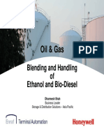 Oil & Gas: Blending and Handling of Ethanol and Bio-Diesel