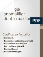 Etiologia Anomaliilor Dento-Maxilare